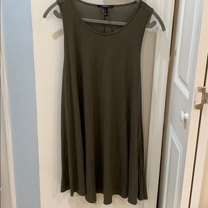 Olive green dress